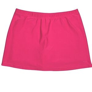 Nike Golf Pink Dri Fit Skort Activewear Athletic Workout Tennis Stretchy L